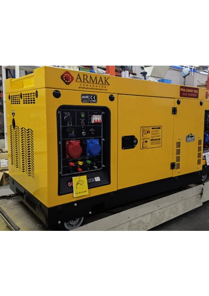 PDA-22000 Tek 22 Kva Dizel Trifaze Kabinli Portatif Jeneratör