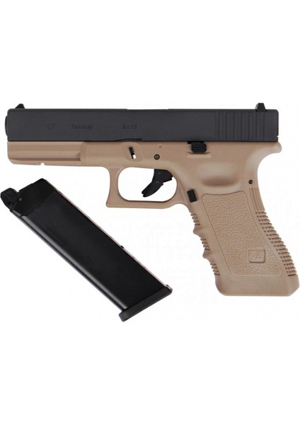 We G17 Glock 17 Gen3 Tan Gbb Airsoft Tabanca fiyatları