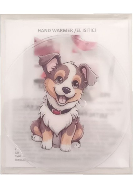 Sevimli Köpek Cep Sobası,el Isıtıcı,sıcak Su Torbası Pvc 9cm