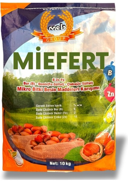 10 kg Bor Çinko Demir Kışlık Baharlık Verim Gübresi