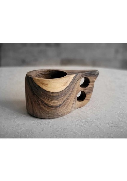 Kök Ceviz Kuksa Bardak