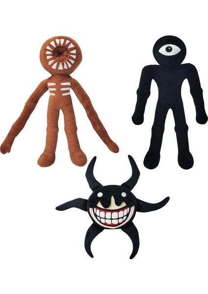 3 Adet Kapılar Peluş, Korku Figürü Kapı Peluş Oyuncaklar, Canavar Korku Oyunu Figürü Çocuk Çocuklar ve Hayranlar Için Doğum Günü Hediyeleri. (Yurt Dışından)