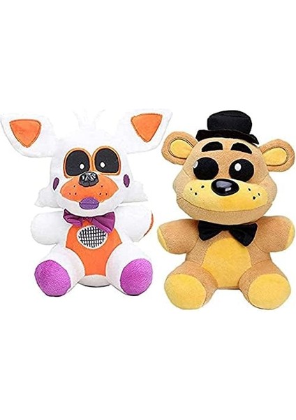 3 Paket Beş Gece Peluş Oyuncaklar 7 Inç Beş Gece Peluş Oyuncaklar (2 Adet-A) (Yurt Dışından)