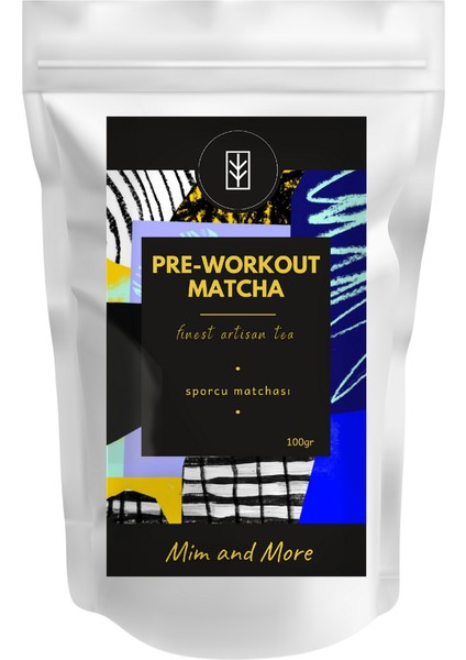 Pre-Workout Matcha - Sporcu Matchası, 100 Gr