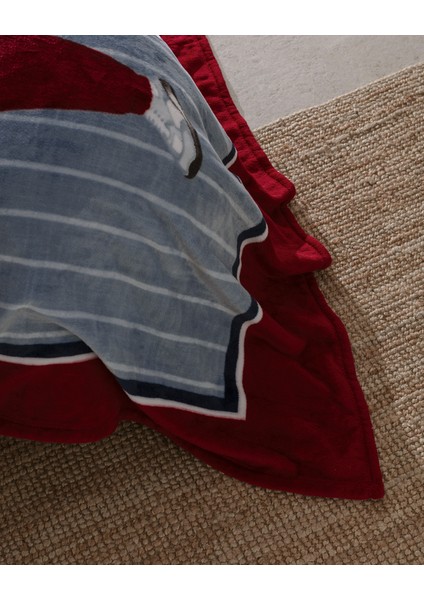 Fares Ayı Tek Kişilik Welsoft Polar Baskılı Battaniye - Bej modelleri