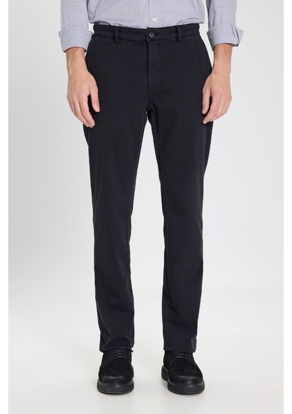 Slim Fit Dar Kesim Pamuklu Esnek Armürlü Yan Cep Siyah Pantolon fiyatları