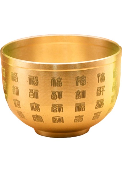 Havzası Pirinç Feng Shui Kase Mini Kase Kanji Fu Ev Yemek Odası Dekoratif Süs (Yurt Dışından) fiyatları