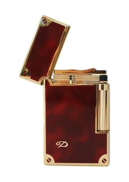 Vindiesel Dupont Tarz Bordo Renk Soft Flame Çakmak Logolu