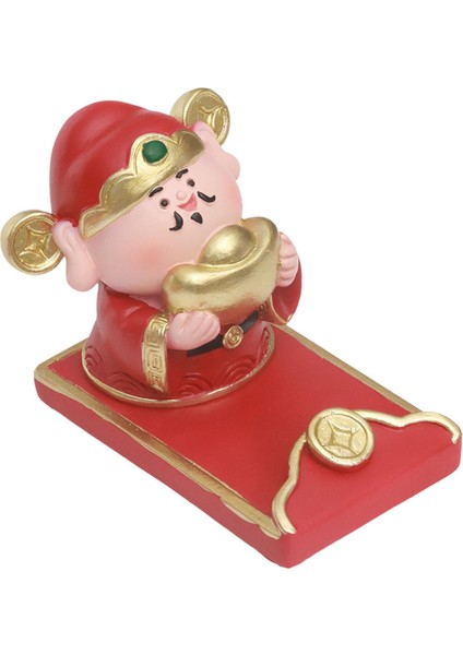 Telefon Standı Feng Shui Kırmızı Dekoratif Süs (Yurt Dışından)