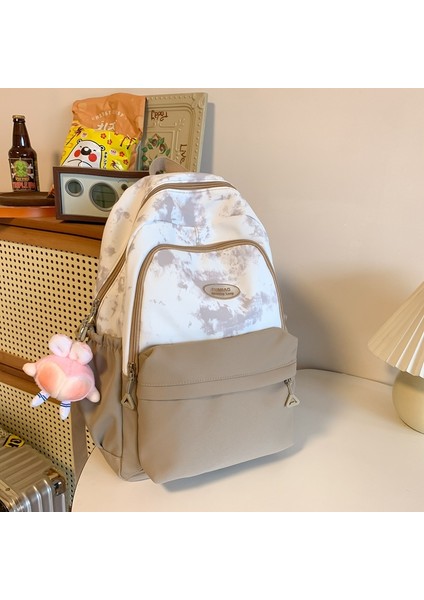 Kontrast Renkli Dikişli Ortaokul Öğrencileri Için Büyük Kapasiteli Taze ve Sevimli Ilkokul Öğrencileri Sırt Çantası ile Kadınlar Için Okul Çantası (Yurt Dışından)