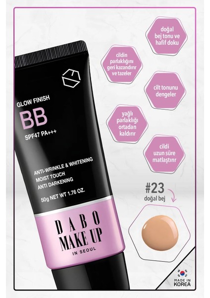 Glow Finish Bb SPF47 Pa Made In Korea