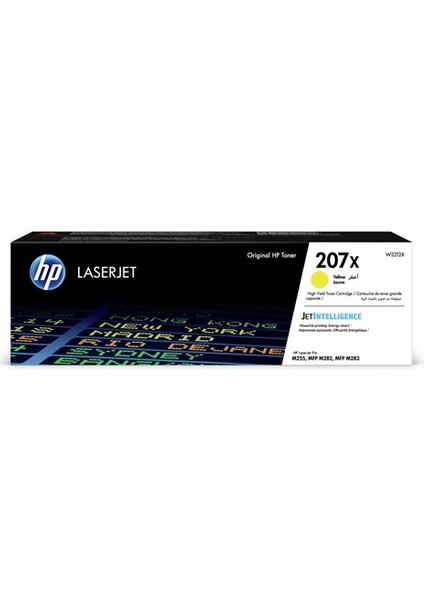 Hp 207X Yellow Sarı 2.450 Sayfa Toner W2212X