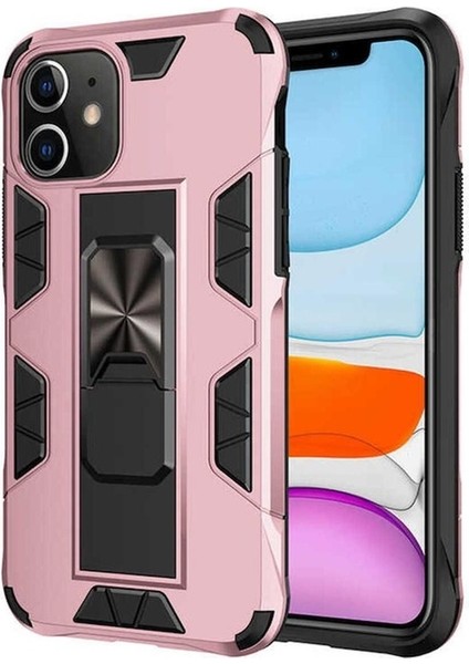 Apple iPhone 11 Uyumlu Kılıf Volve Kapak, Rose Gold