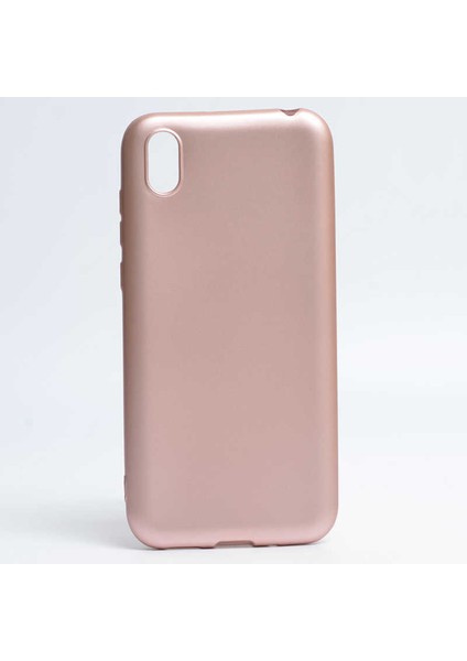 Huawei Y5 2019 Uyumlu Kılıf Premier Silikon Kapak Rose Gold