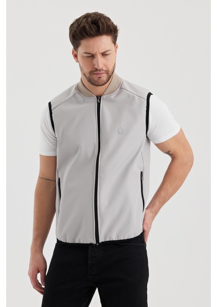Alexandergardı Dar Kesim Içi Polar Su Itici Softshell Kumaş Yelek (UNI-YLK03)