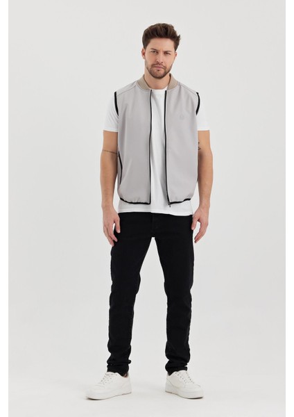 Alexandergardı Dar Kesim Içi Polar Su Itici Softshell Kumaş Yelek (UNI-YLK03)
