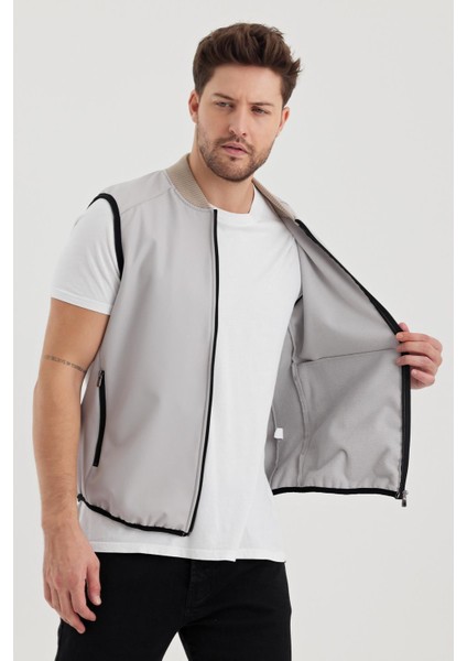 Alexandergardı Dar Kesim Içi Polar Su Itici Softshell Kumaş Yelek (UNI-YLK03)