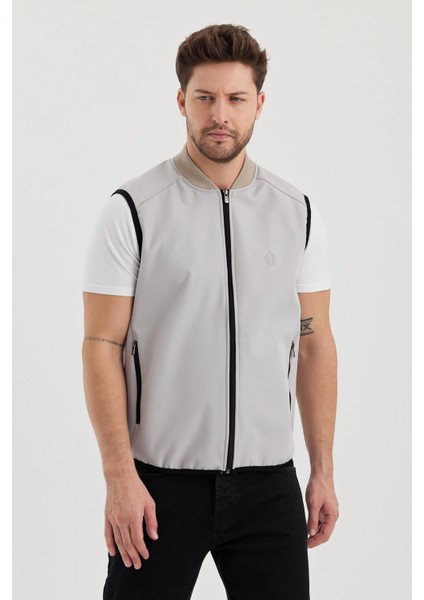 Alexandergardı Dar Kesim Içi Polar Su Itici Softshell Kumaş Yelek (UNI-YLK03)