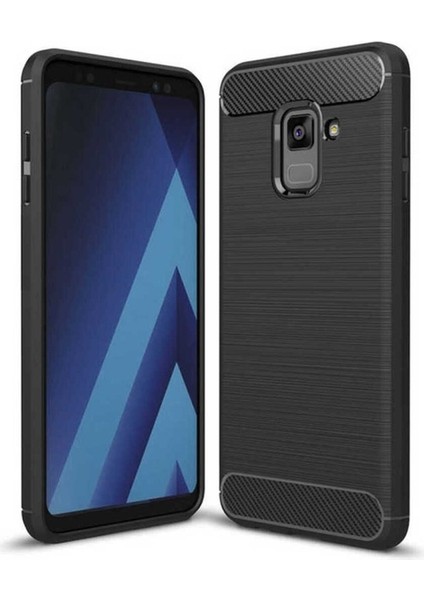 Samsung Galaxy A6 2018 Uyumlu Kılıf Room Silikon Kapak, Siyah