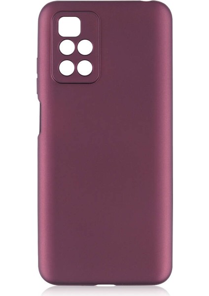 Xiaomi Redmi 10 2022 Uyumlu Kılıf Premier Silikon Kapak, Mürdüm