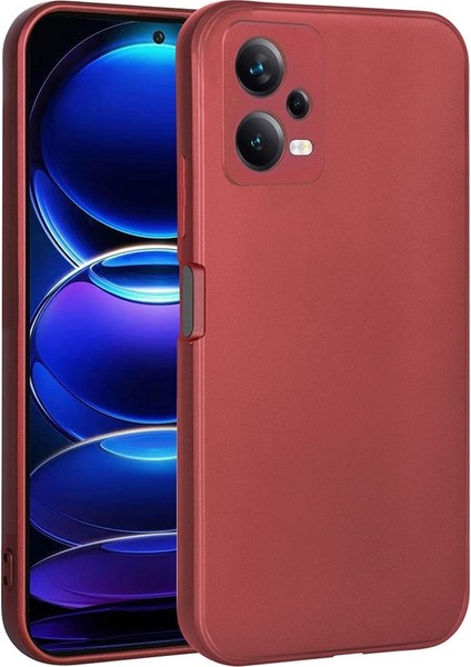Xiaomi Redmi Note 12 5g Uyumlu Kılıf Premier Silikon Kapak, Kırmızı