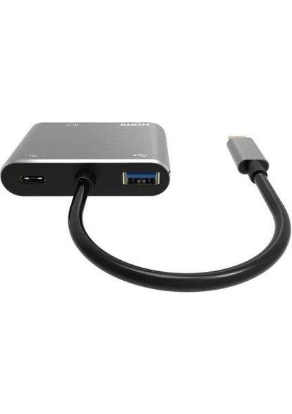 CU451 Type-C To VGA HDMI USB Type-C Çevirici