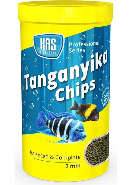 Tanganyika Chips 45 gr Tropheus ve Cichlid Balıkları Için Akvaryum Balık Yemi