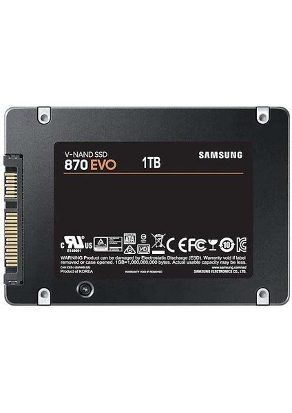 1TB MZ-77E1T0BW 870 Evo Sata 3.0 560-530mb-s 2.5" MZ-77E1T0BW Ssd Harddisk