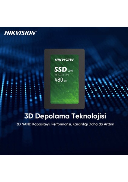 480Gb Ssd Disk Sata 3 Hs-Ssd-C100-480G 550Mb-470Mb Harddisk