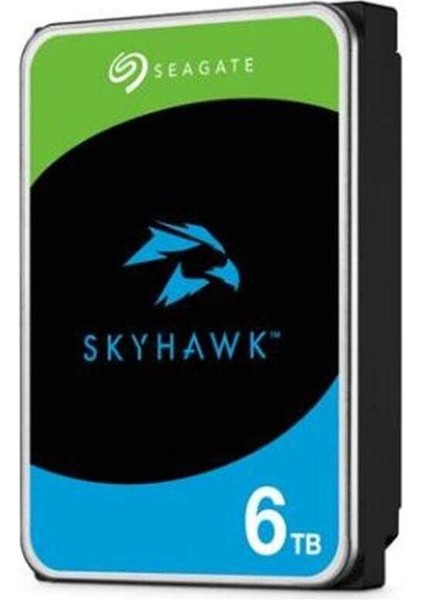 6Tb Skyhawk 3,5" 256Mb 5900 ST6000VX009 Harddisk (Resmi Distribitör Ürünü)