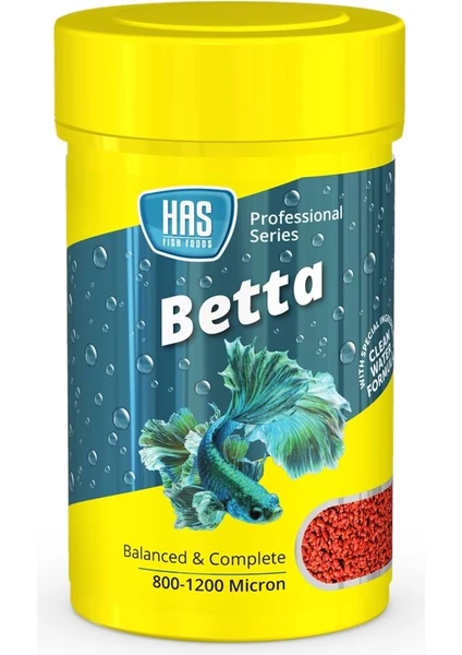 Betta 40 gr Beta Balıkları Için Akvaryum Balık Yemi