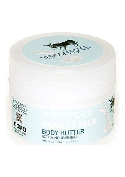 Donkey Mılk Body Butter Tg 200ML - Eşek Sütü Vücut Yağı Tg 200ML