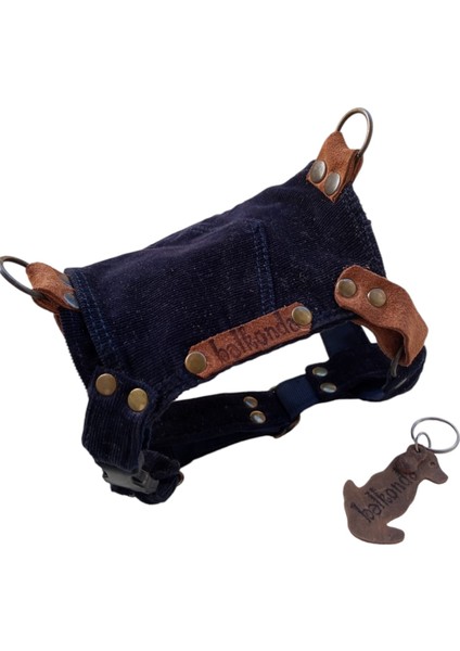 Köpek Göğüs tasması minik ırk kadife cepli göğüs ölçüsü:25-40cm ayarlamalı 3-7kg dog harness GT2-27