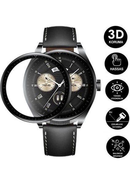 Huawei Watch Buds Uyumlu 3D Full Ekran Koruyucu