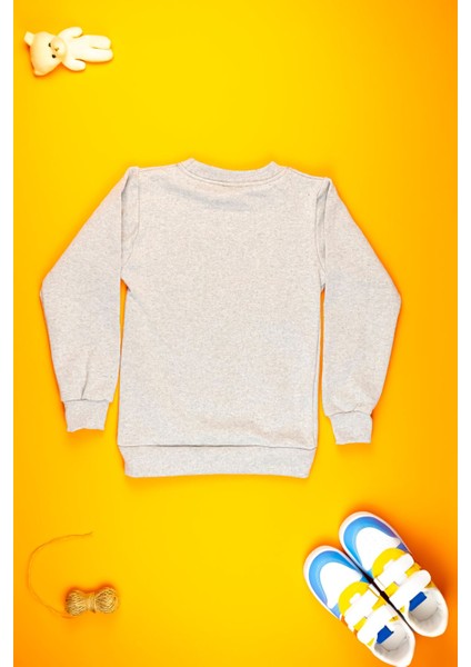 Kız Çocuk Giyim - Pamuklu, Rahat ve Şık Çiçek Baskılı Sweatshirt fırsatları
