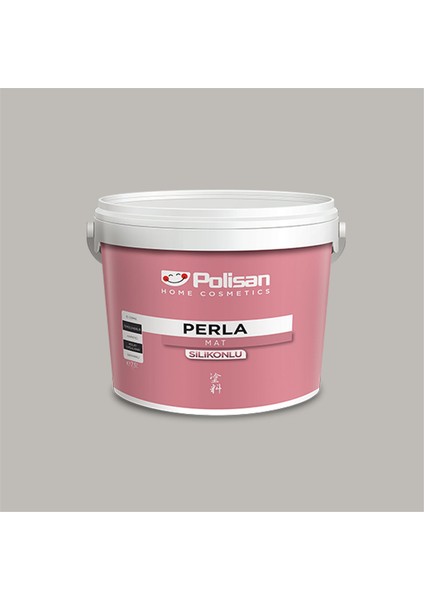 4483 - Sakin Gri - Cİ-7622 2,5 Litre Perla Mat Silikonlu Iç Cephe Boyası (28800011000)