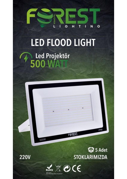 500 W LED Projektör