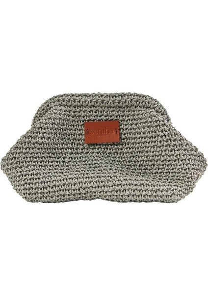 El Yapımı Mini Clutch Çanta - Yeşil