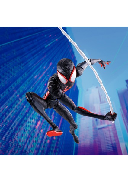 Shf Miles Morales Gwen Stacy Aksiyon Figürleri Örümcek Ayet Şekil Pvc Model Oyuncaklar Boyunca Örümcek (Yurt Dışından)