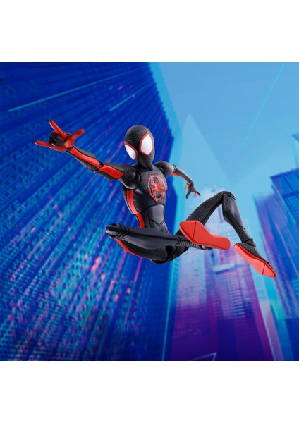 Shf Miles Morales Gwen Stacy Aksiyon Figürleri Örümcek Ayet Şekil Pvc Model Oyuncaklar Boyunca Örümcek (Yurt Dışından)