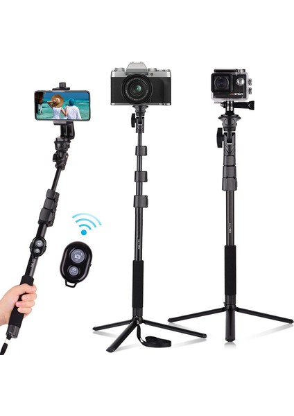 54-Inç Uzatılabilir Özçekim Sopa Tripod Standı (Yurt Dışından)