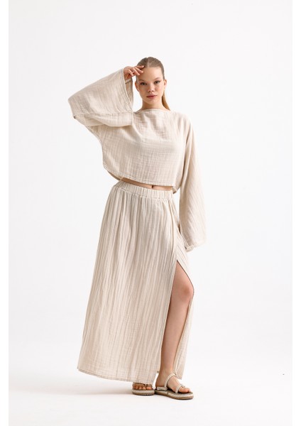 Müslin Çan Kol Bluz fırsatları