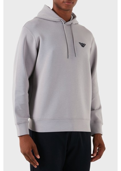 Pamuklu Logolu Regular Fit Kapüşonlu Erkek Sweat 6D1M94 1jhsz 0663