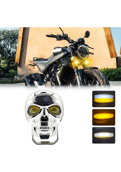 1 Adet Motosiklet Sürüş Sis Farları LED Pod Işıkları (Yurt Dışından)