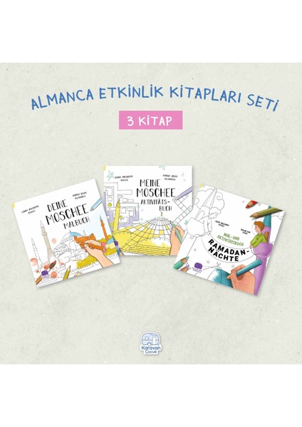 Almanca Etkinlik Kitapları Seti (3 Kitap) - Jenny Molendyk Divleli