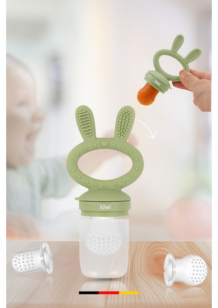 Passy Püre Emzik ve Diş Kaşıyıcı Bebek Meyve Süzgeci