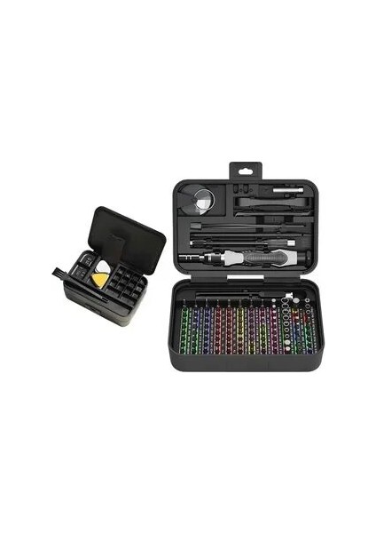 132'SI 1 Arada Hassas Tornavida Seti, Manyetik Tornavida Uçları, Torx Hex Uçları, Bilgisayar Telefonu Profesyonel Sap Onarım Aracı Seti (Yurt Dışından)