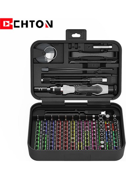 132'SI 1 Arada Hassas Tornavida Seti, Manyetik Tornavida Uçları, Torx Hex Uçları, Bilgisayar Telefonu Profesyonel Sap Onarım Aracı Seti (Yurt Dışından)