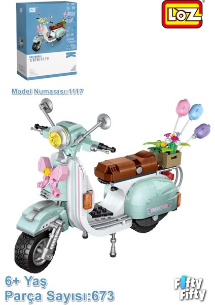 Loz Car Model Serisi/ Turkuaz Motor -LZ1117 (673 Parça) Oyuncak Yapım Seti fiyatları