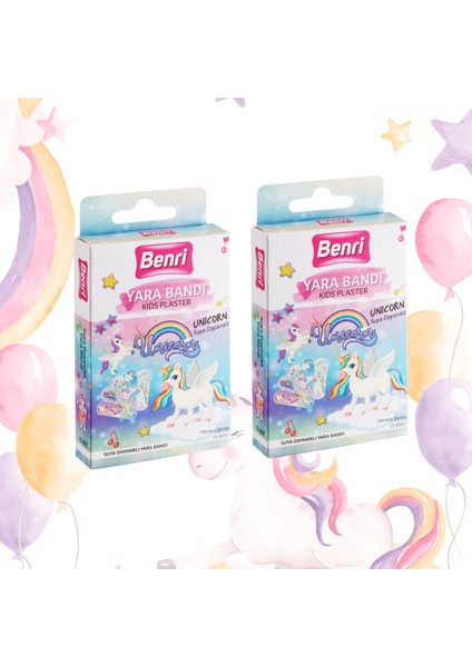 Unicorn 15'li For Kids x 2 Adet